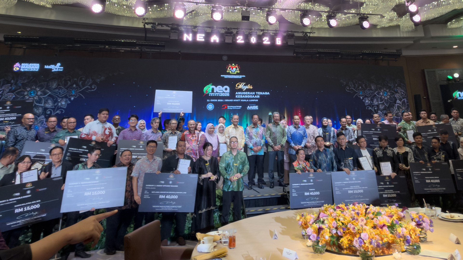 RPG Green Technology team at the National Energy Awards 2026 ceremony in Kuala Lumpur